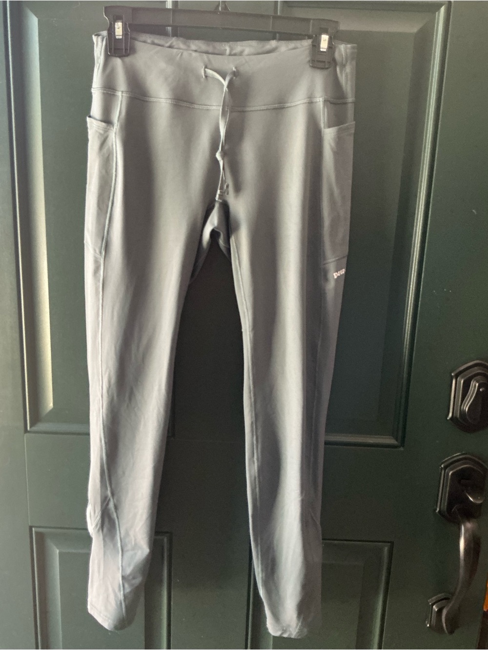 Patagonia Women's Athletic Leggings with Pockets  Heather Green
